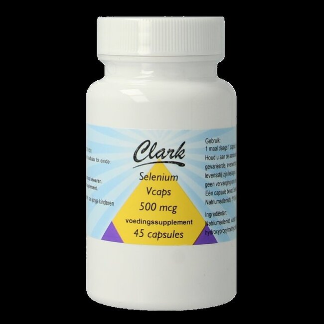 Clark Selenium 500mcg (Natrium Seleniet) 45 Capsules