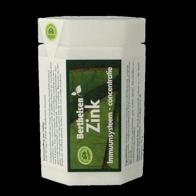 Berthelsen Zink gluconaat 20mg 120 Tabletten