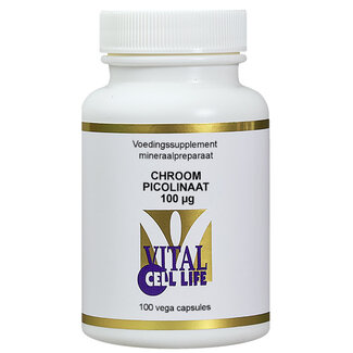 Vital Cell Life Vital Cell Life Chroom picolinaat 100 mcg 100 Capsules