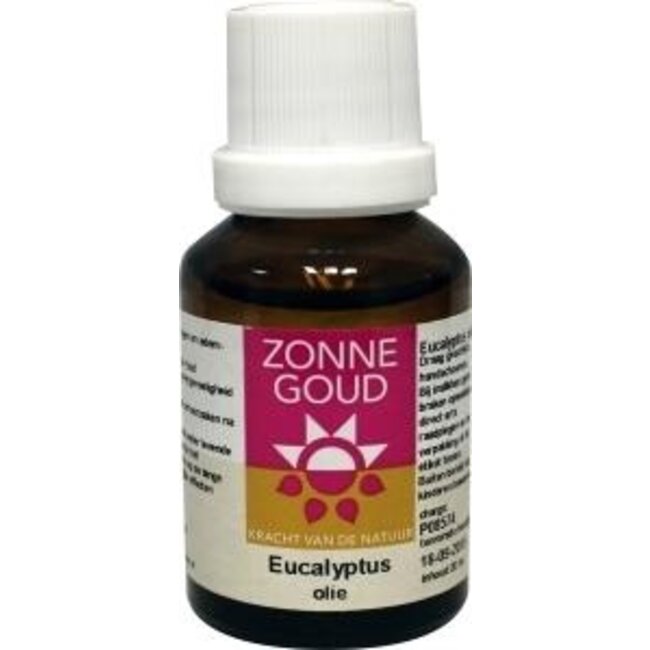 Zonnegoud Eucalyptus etherische olie 20 Milliliter