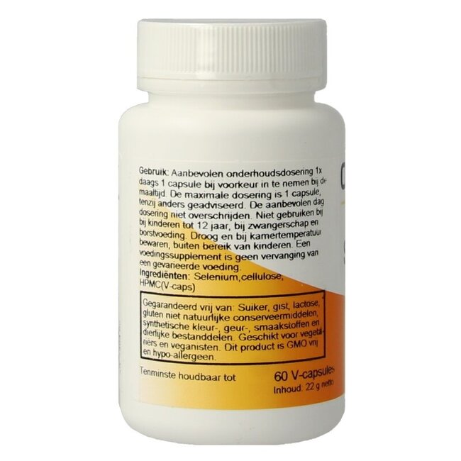 Ortholon Sélénium 200mcg 60 gélules végétales