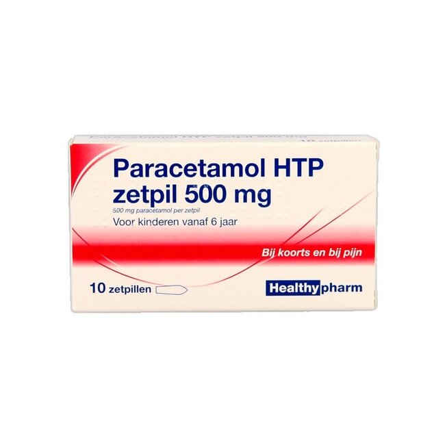 Paracetamol 500mg 10 Zetpillen