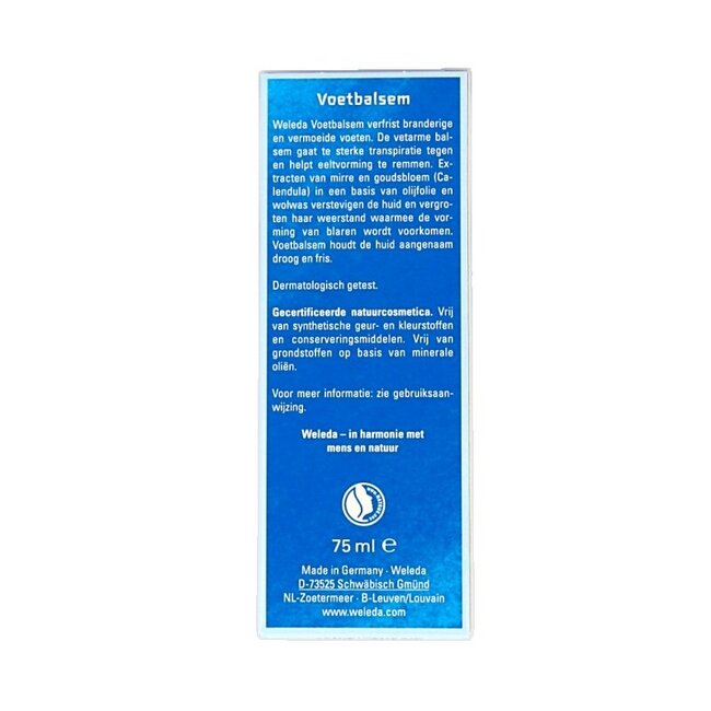 Weleda Voetbalsem 75 Milliliter