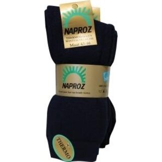 Naproz Naproz Thermo sokken blauw maat 43-46 3 Paar