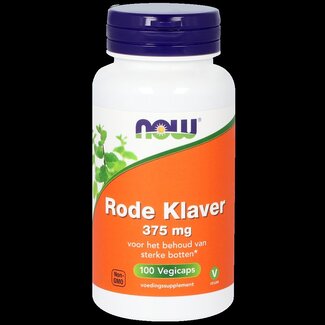 NOW NOW Rode klaver 375mg 100 Vegetarische capsules