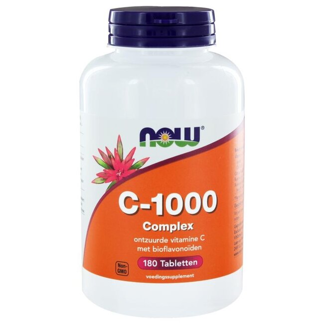 NOW Vitamine C 1000mg complex 180 Tabletten