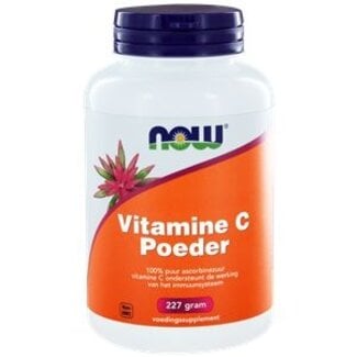 NOW NOW Vitamine C poeder ascorbinezuur 227 Gram