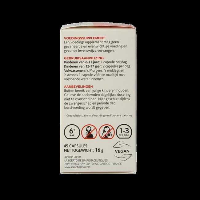 Arkocaps Plantain bio 45 gélules