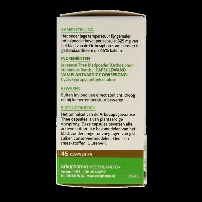 Arkocaps Javaanse thee 45 Capsules