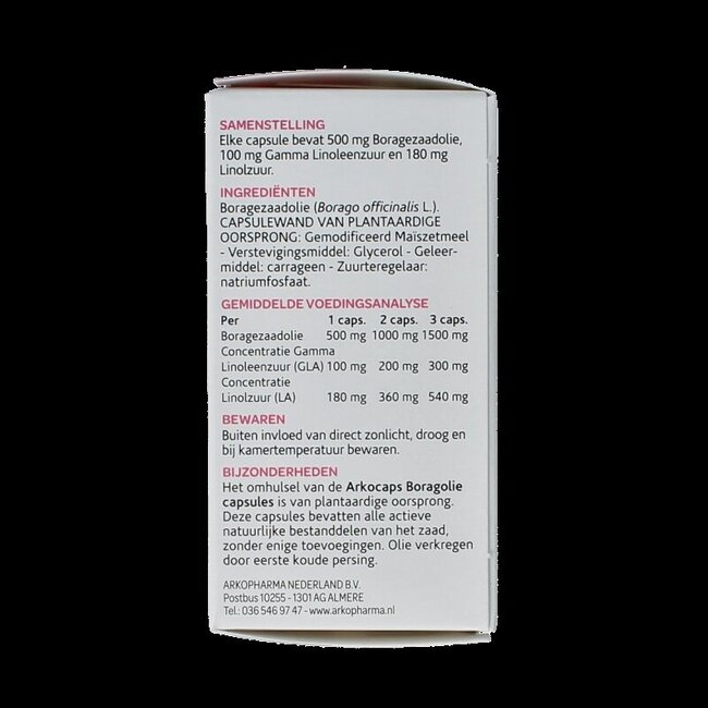 Arkocaps Borage olie 45 Capsules