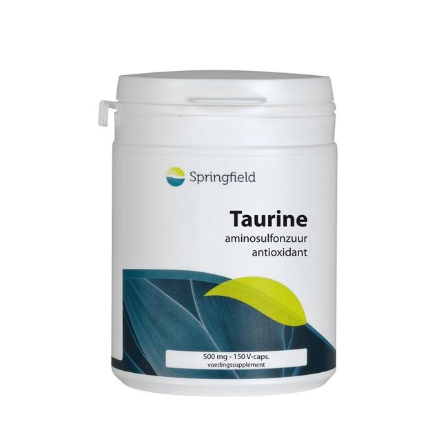 Springfield Taurine 500mg 150 Capsules