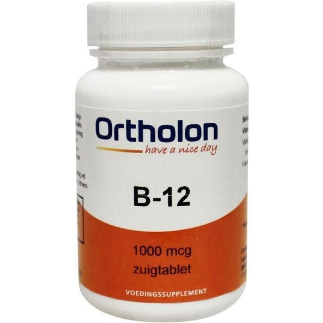 Ortholon Vitamine B12 1000mcg sublingual 60 Tabletten