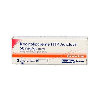 Healthypharm Healthypharm Koortslip creme aciclovir 3 Gram
