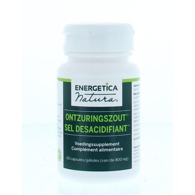 Energetica Nat Ontzuringszout 60 Capsules