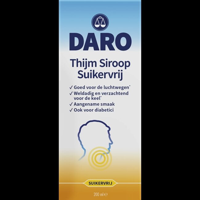 Thijmsiroop suikervrij 200 Milliliter