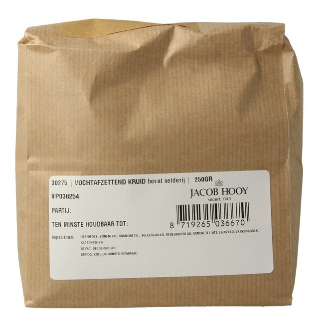 Jacob Hooy Vochtafzettende kruiden 250 Gram