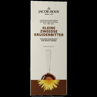 Jacob Hooy Jacob Hooy Zweedse kruidenbitter groot 500 Milliliter