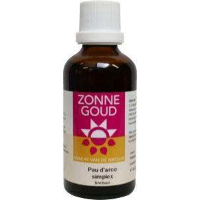 Zonnegoud Pau d'arco simplex 50 Milliliter