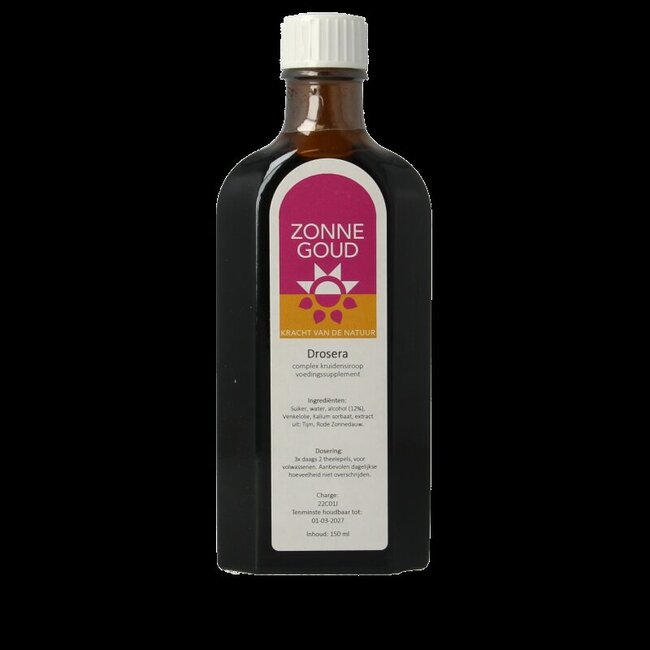 Zonnegoud Drosera siroop 150 Milliliter