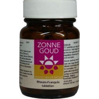 Zonnegoud Zonnegoud Rheum frangula 120 Tabletten