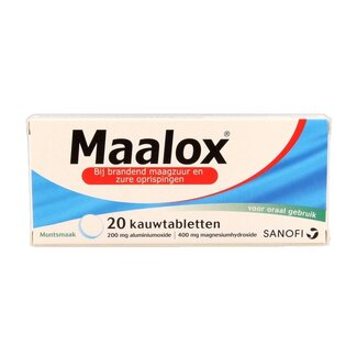 Maalox Maalox Kauwtabletten 200/400mg 20 Kauwtabletten