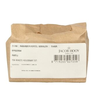 Jacob Hooy Jacob Hooy Racine de rhubarbe moulue 250 g