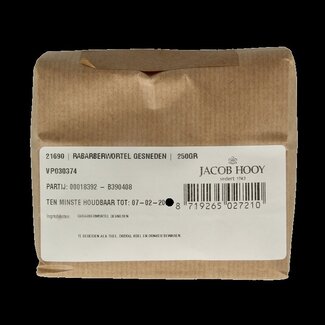 Jacob Hooy Jacob Hooy Racine de rhubarbe coupée 250 Grammes