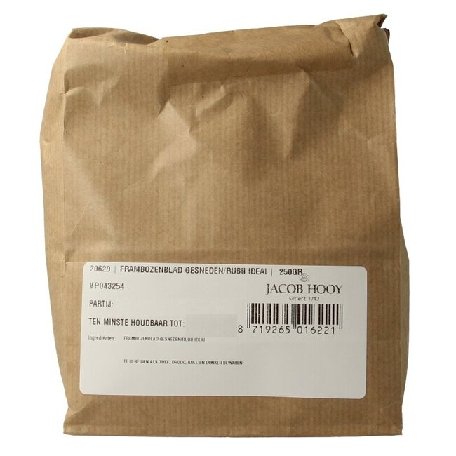 Jacob Hooy Frambozenblad 250 Gram