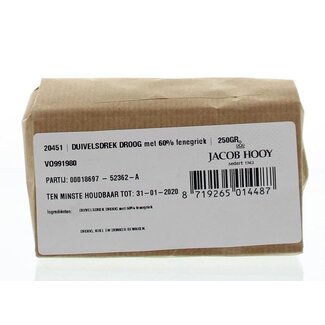Jacob Hooy Jacob Hooy Duivelsdrek droog met fenegriek 250 Gram