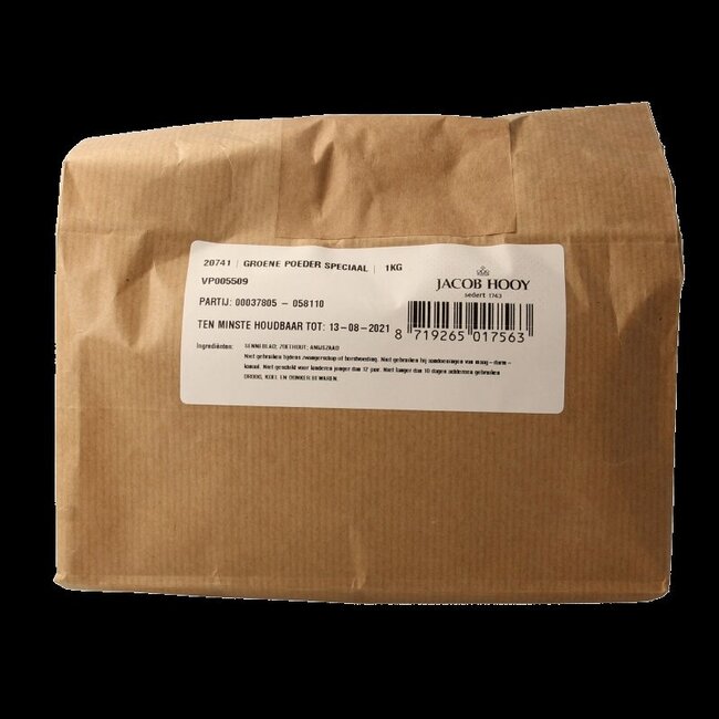 Jacob Hooy Groene poeder speciaal 1 Kilogram