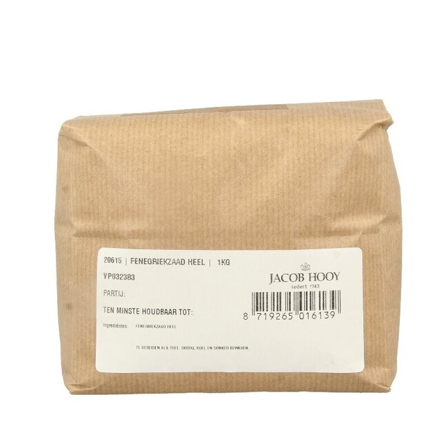 Jacob Hooy Fenegriekzaad heel 1 Kilogram