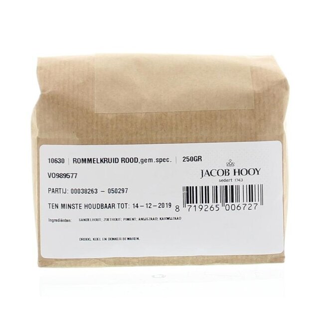 Jacob Hooy Rommelkruid rood 250 Gram