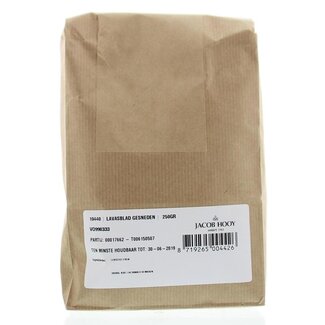 Jacob Hooy Jacob Hooy Lavasblad gesneden 250 Gram