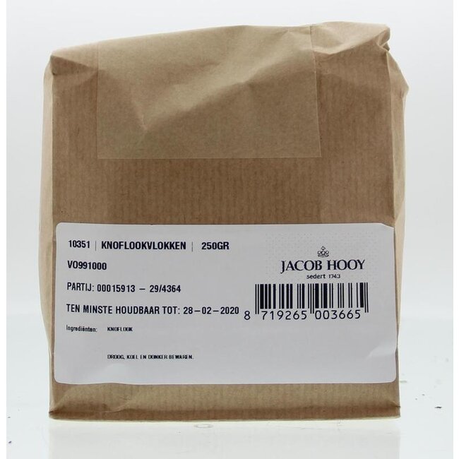 Jacob Hooy Knoflook vlokken 250 Gram