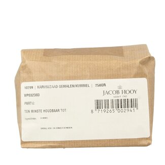 Jacob Hooy Jacob Hooy Karwijzaad/kummel gemalen 250 Gram
