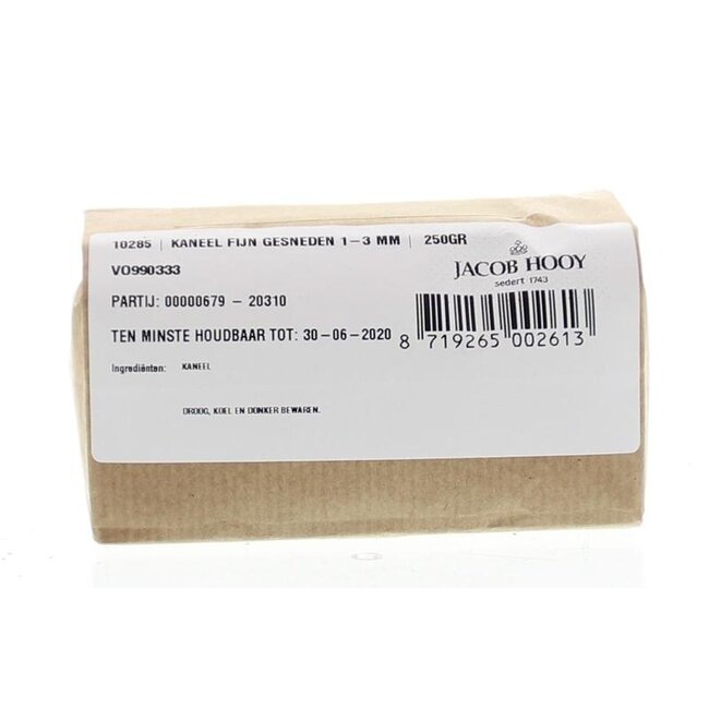 Jacob Hooy Kaneel fijn gesneden 250 Gram