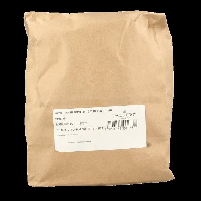 Jacob Hooy Kaneel pijpjes 8cm  1 Kilogram