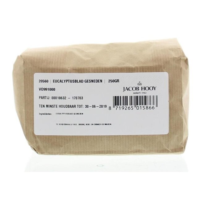 Jacob Hooy Eucalyptusblad gesneden 250 Gram