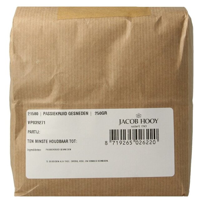 Jacob Hooy Passiekruid gesneden 250 Gram
