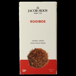 Jacob Hooy Jacob Hooy Rooibos thee 20 Zakjes