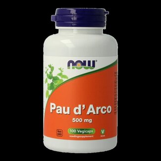 NOW NOW Pau d'arco 500mg 100 Vegetarische capsules