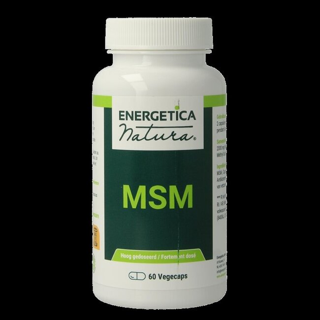 Energetica Nat MSM 1000mg  60 Vegetarische capsules