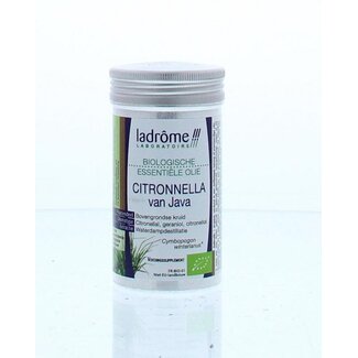 Ladrome Ladrome Citronella olie bio 10 Milliliter