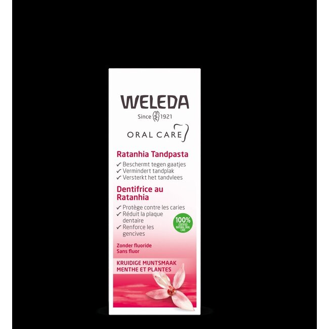 Weleda Oral care ratanhia tandpasta 75 Milliliter