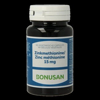 Bonusan Bonusan Zinkmethionine 15mg Belgie 90 Vegetarische capsules