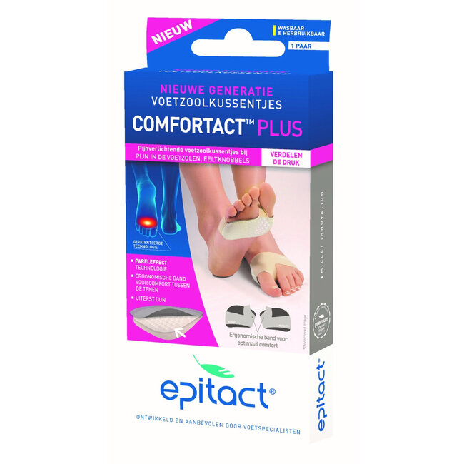 Epitact Voetzoolkussentjes comfort maat 39/41 2 Stuks