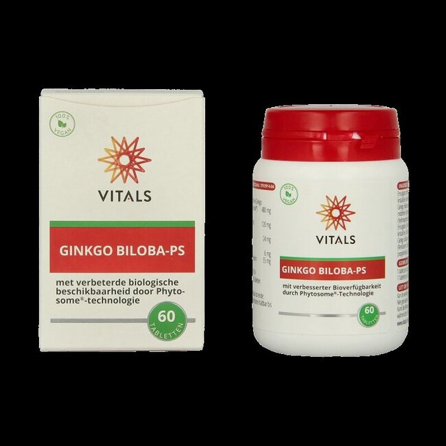 Vitals Ginkgo biloba PS 480 mg 60 comprimés