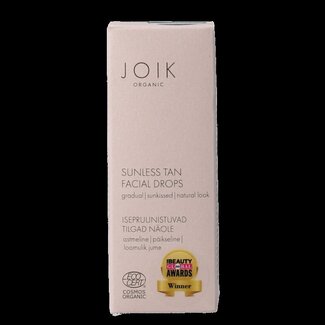 Joik Organics Joik Organics Sunless tan facial drops 30 Milliliter