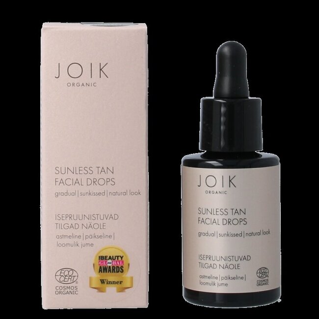 Gouttes autobronzantes visage Joik Organics 30 ml