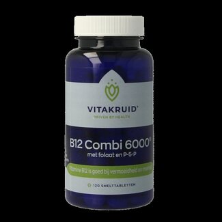 Vitakruid Vitakruid B12 Combi 6.000 met Actief Folaat 120 Smelttabletten